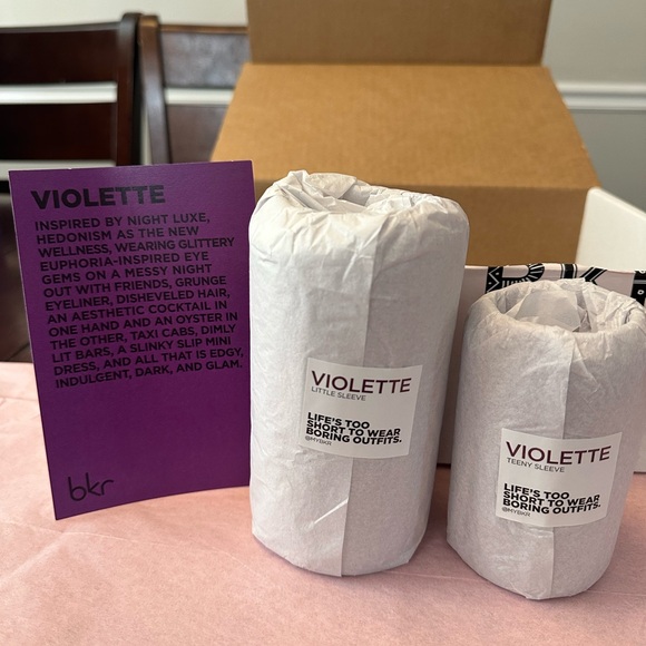 BKR Bottle Violet Sparkly Sleeves: Teeny ONLY - Picture 5 of 7